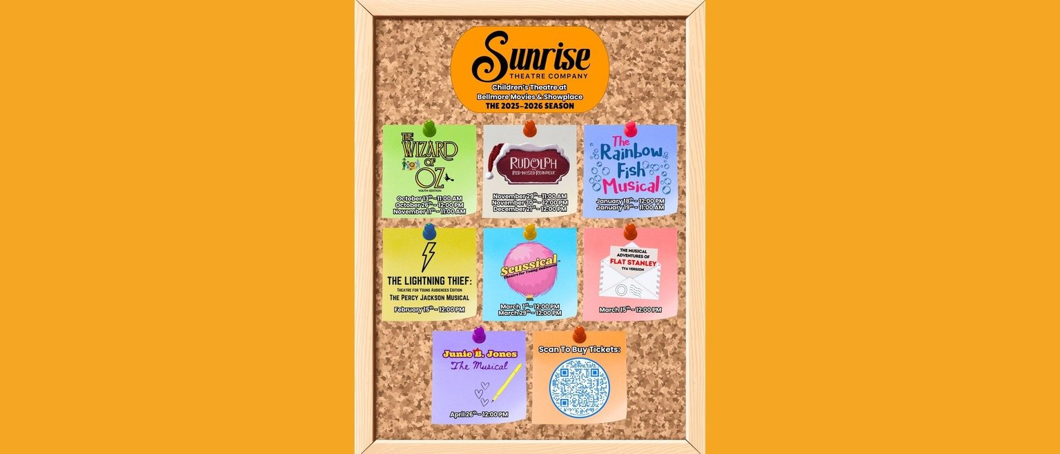 Sunrise Theatre Company 2025-2026 Children's Live Shows