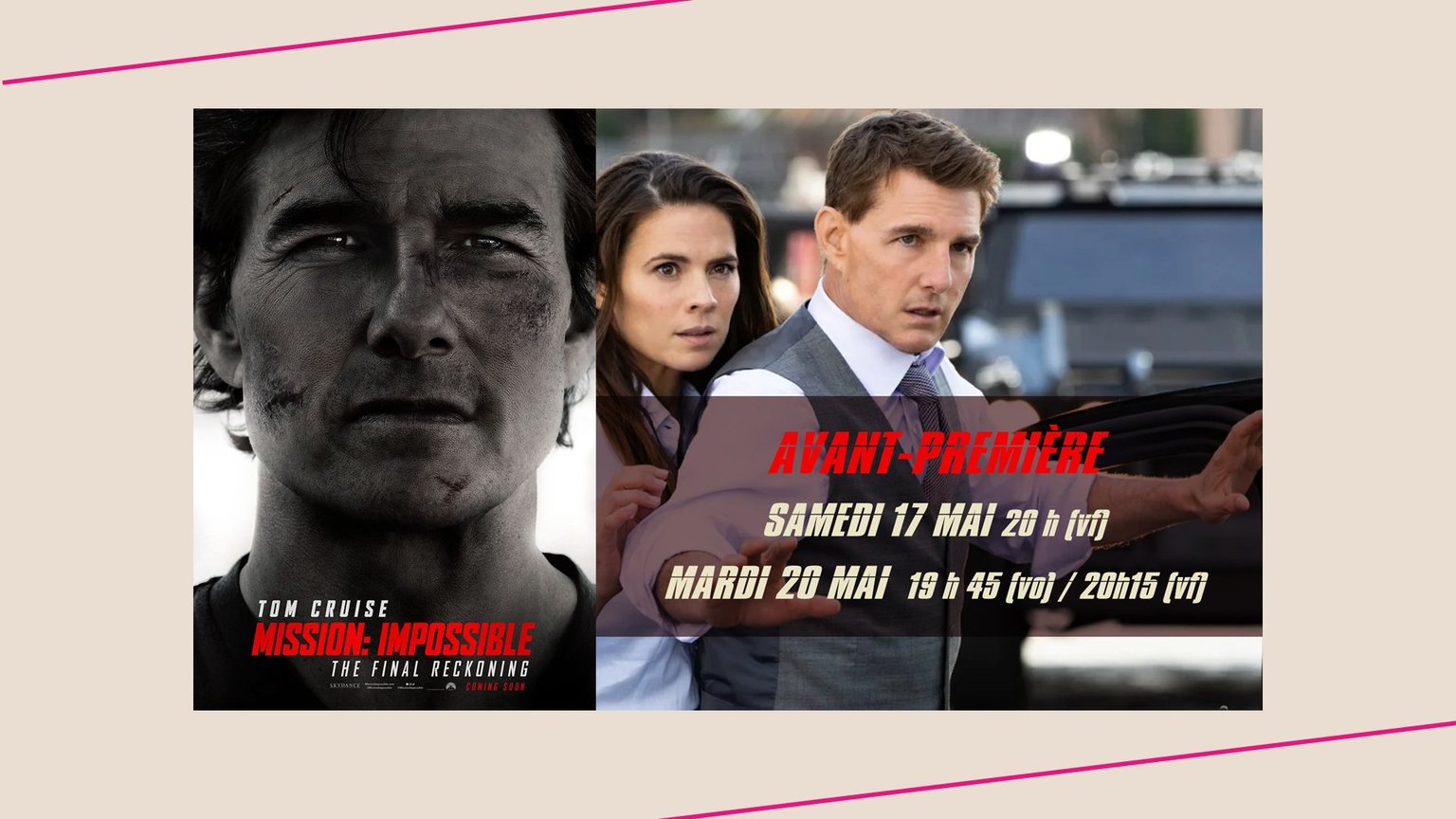 3 AVANT-PREMIÈRES !
