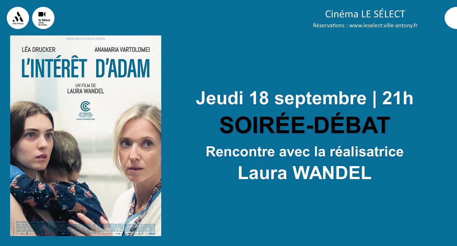 Soirée-débat L'INTERÊT D'ADAM