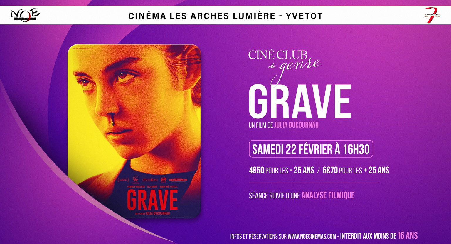 CINE CLUB DE GENRE - GRAVE