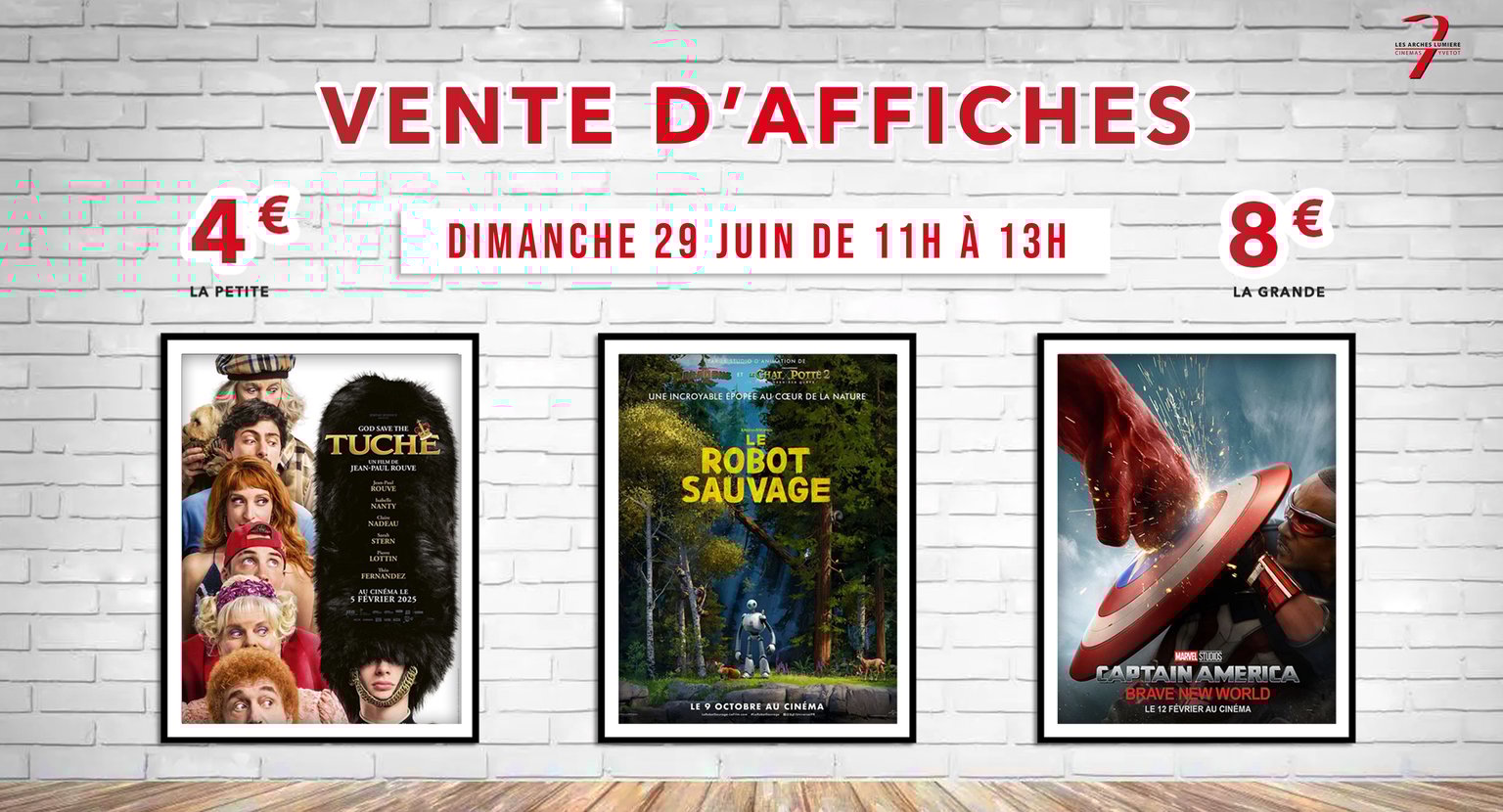 Vente d'affiches Juin