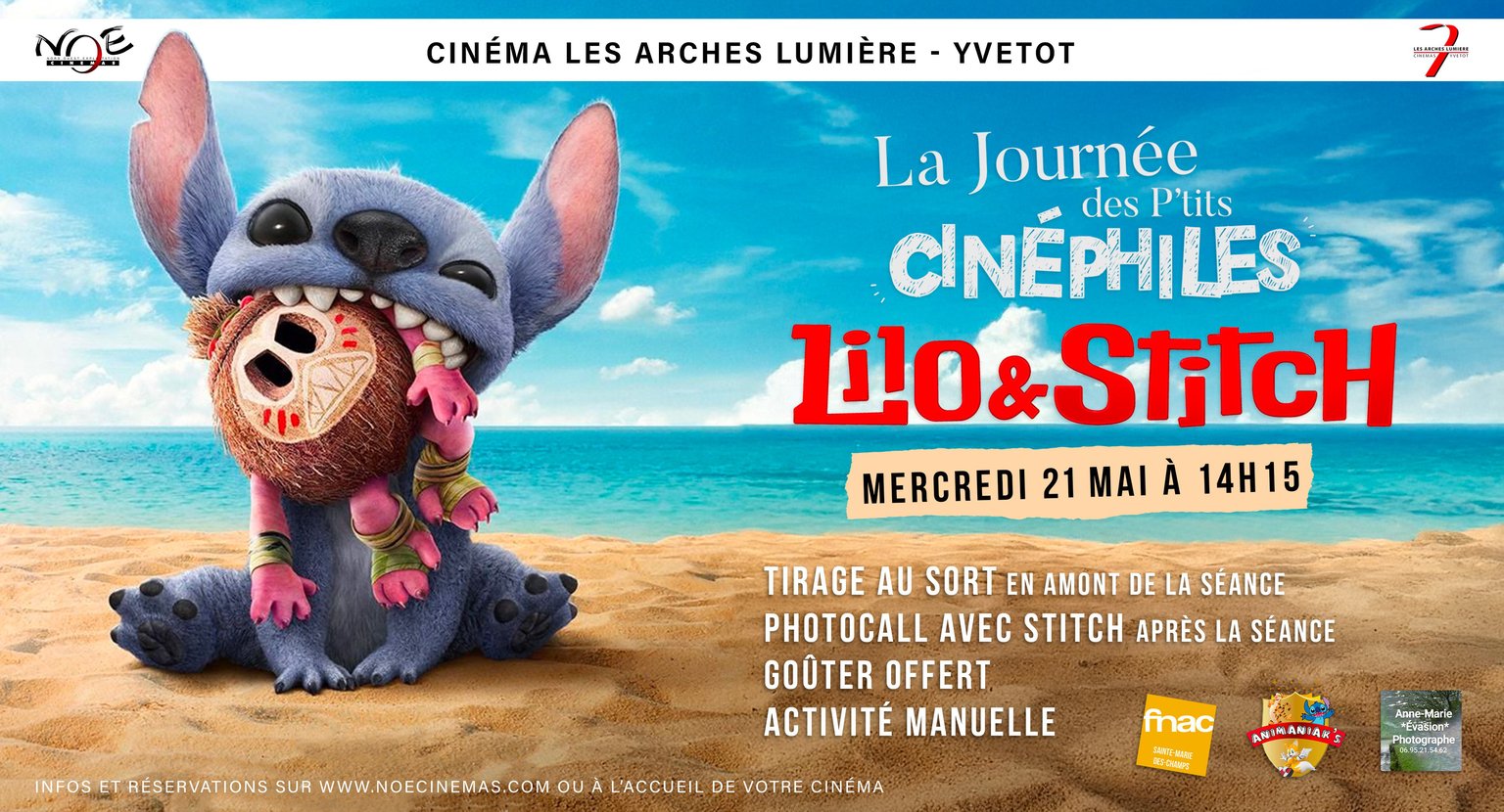 Journée des P'tits Cinéphiles - LIlo et Stitch - 14h15