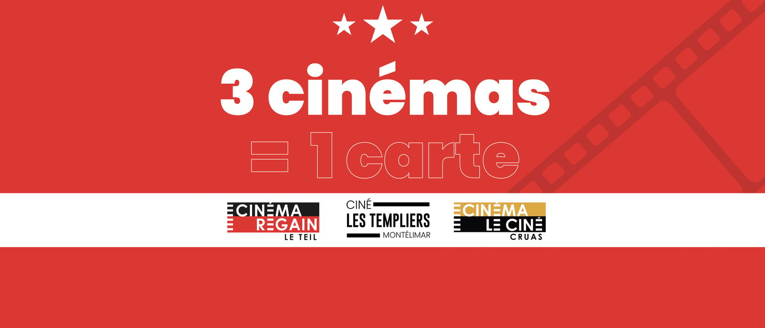 Visuel promotionnel 3 cinémas = 1 carte