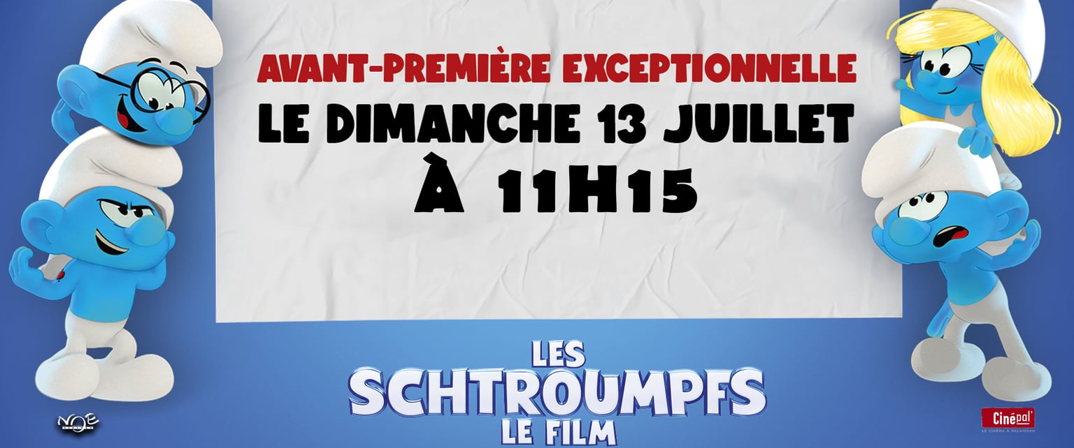 Avant-première : LES SCHTROUMPFS, le film