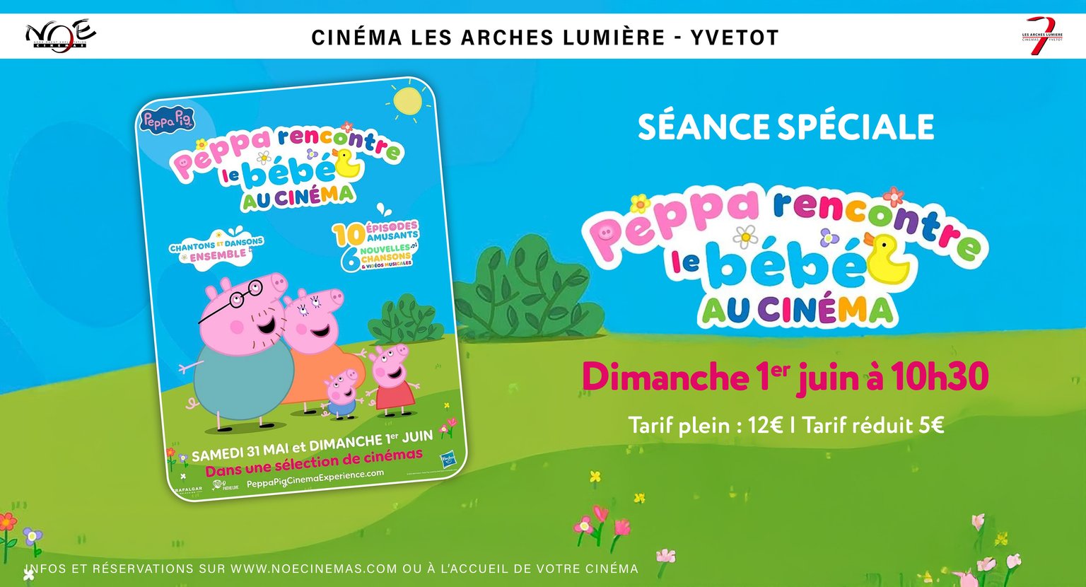PEPPA RENCONTRE LE BÉBÉ AU CINÉMA