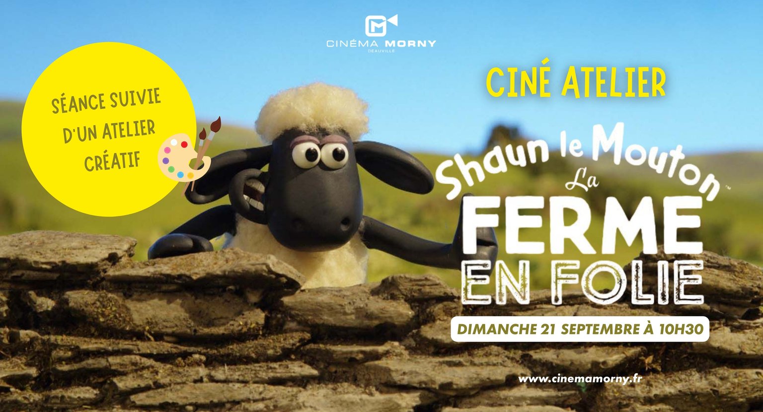 Ciné atelier - Shaun le mouton la ferme en folie 