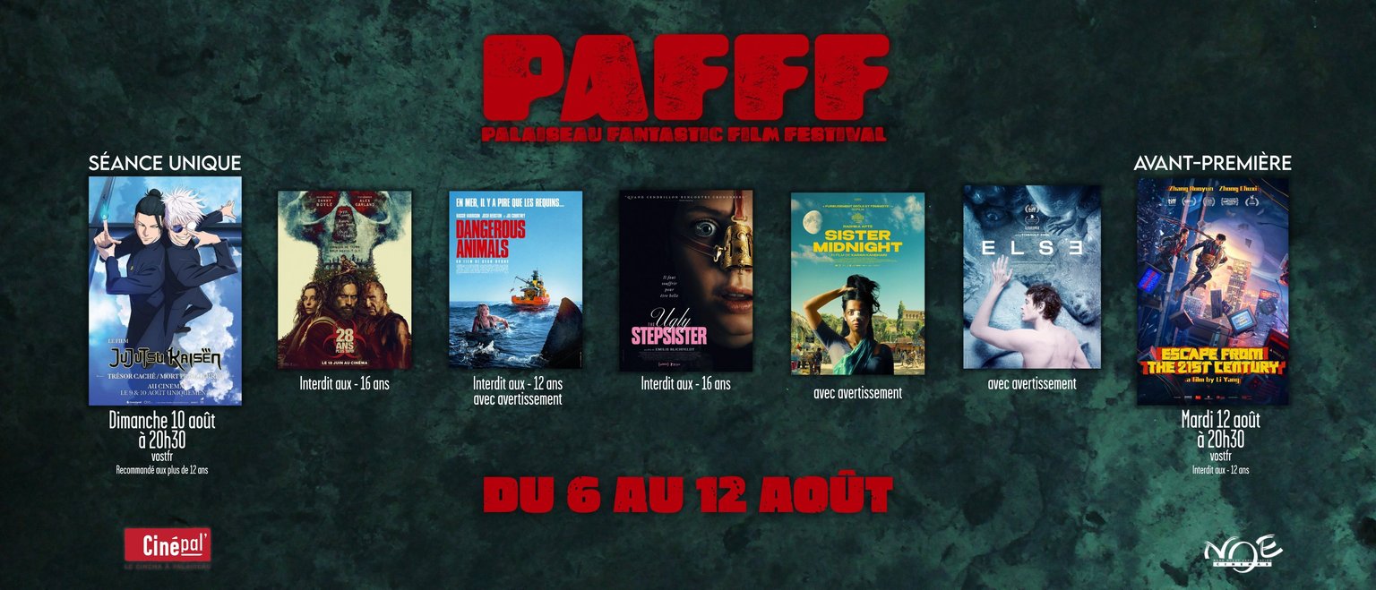 PAFFF : Palaiseau Fantastic Film Festival 2025