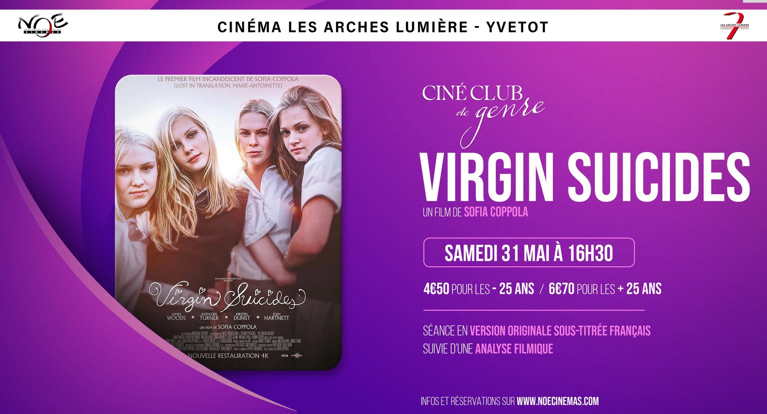 CINÉ CLUB DE GENRE : VIRGIN SUICIDES en Vostfr