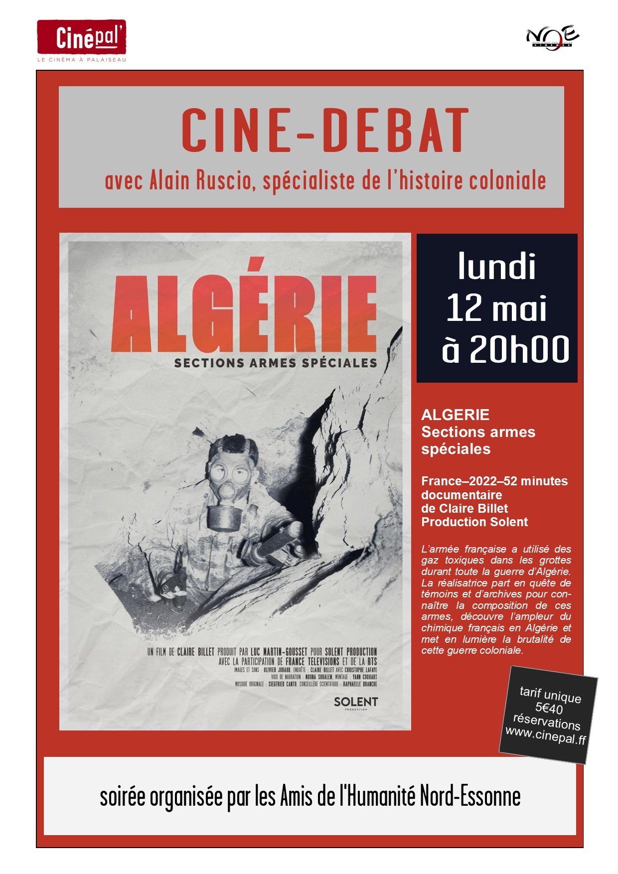 Ciné débat : Algérie Sections armes spéciales