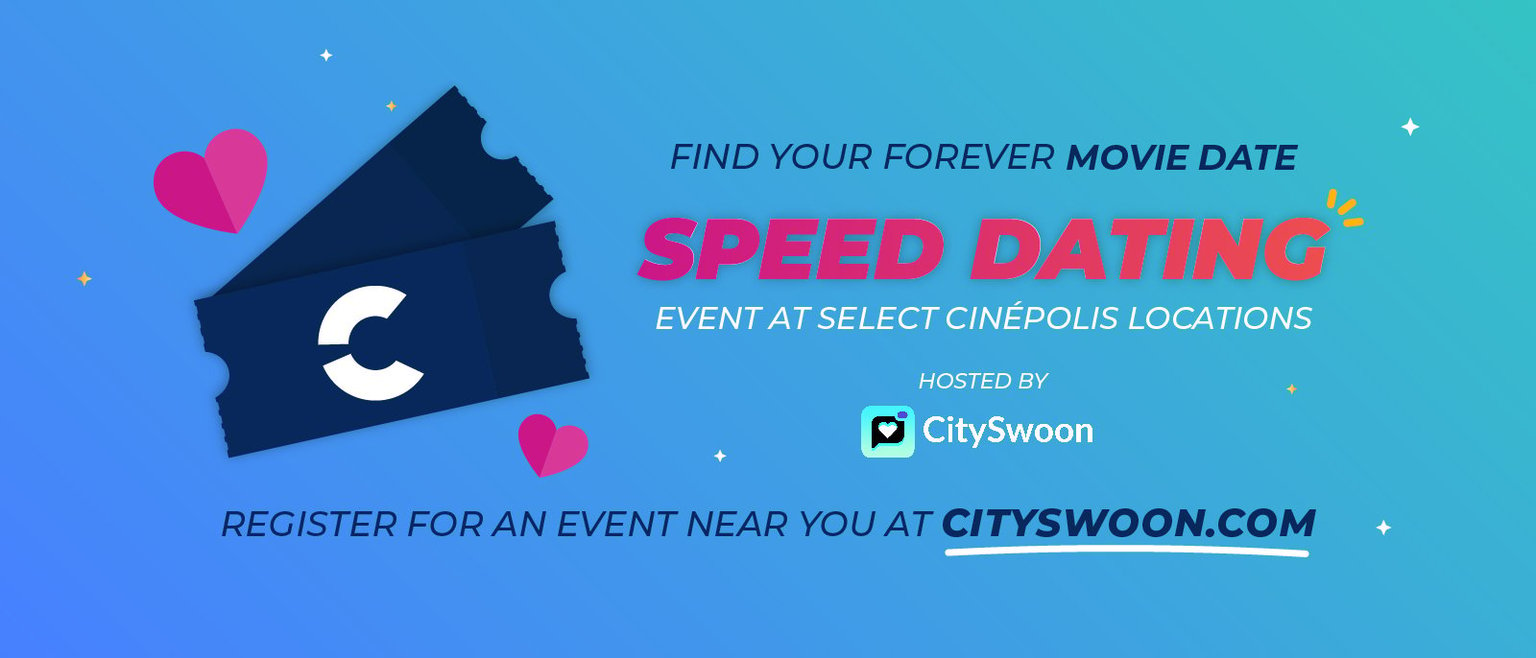 Speed Dating Events at a movie theater Cinepolis