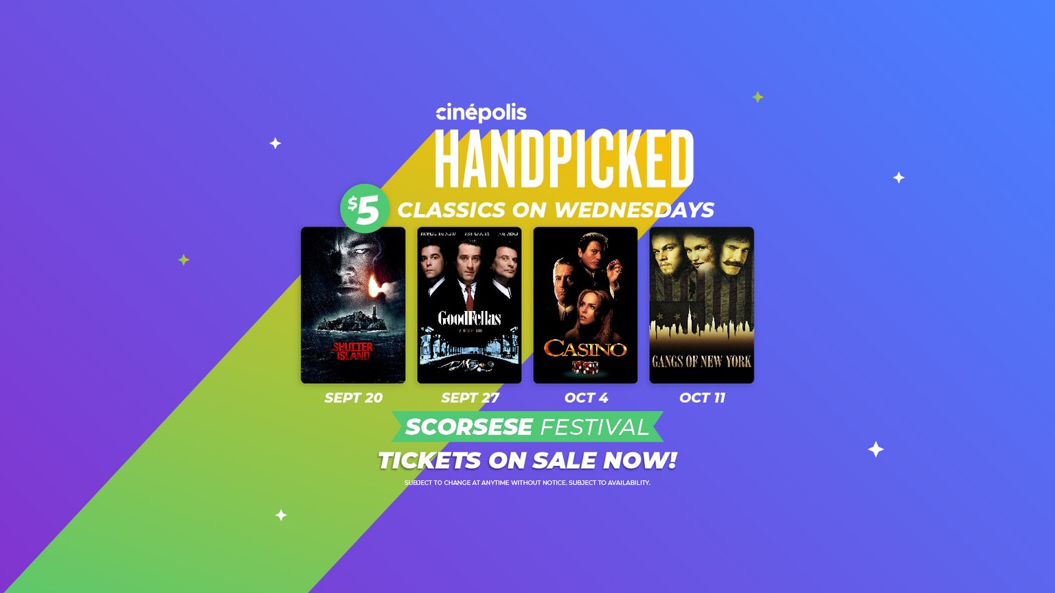 Handpicked Classics for $5 at Cinepolis