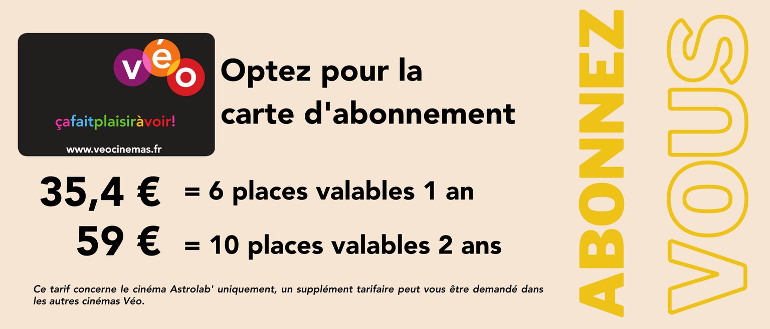 Achetez la carte d'abonnement