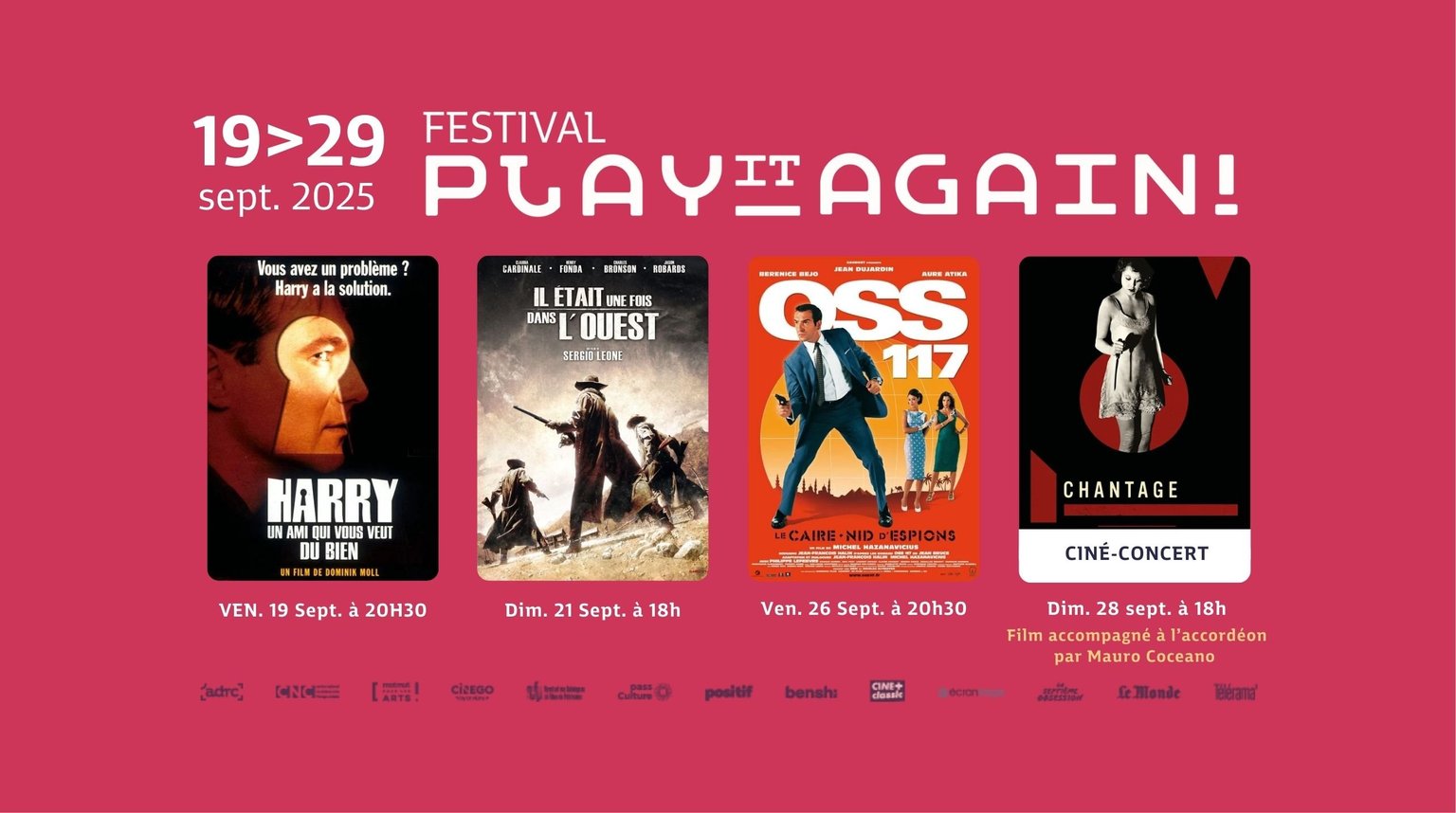 Festival Play It Again - Du 19 au 29 septembre 