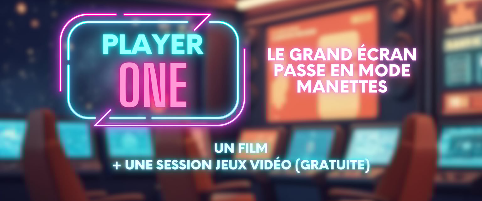 Visuel séances jeux vidéo Player One