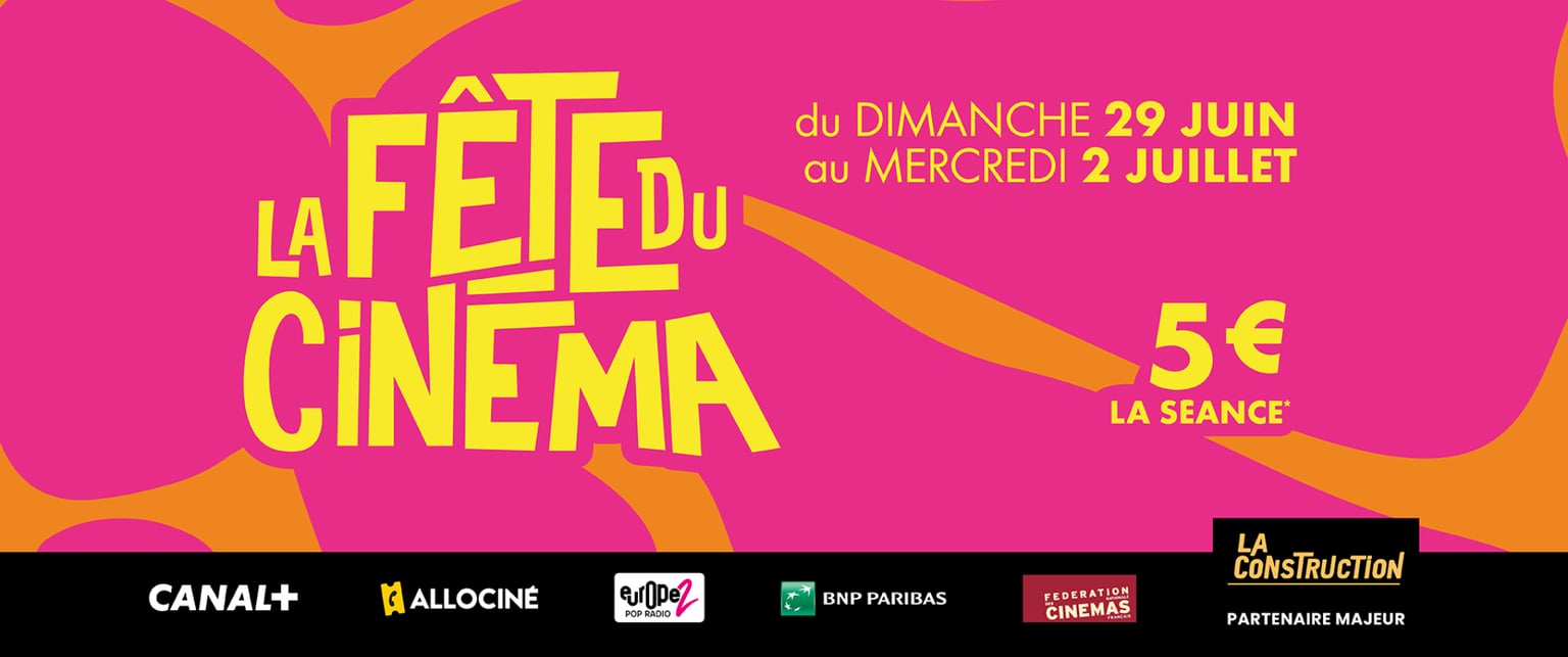 Visuel Fête du Cinéma 2025