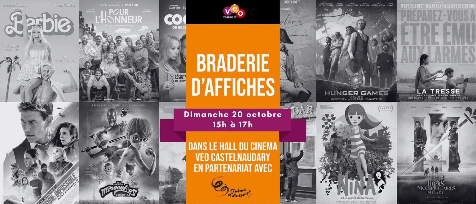 Braderie d'affiches