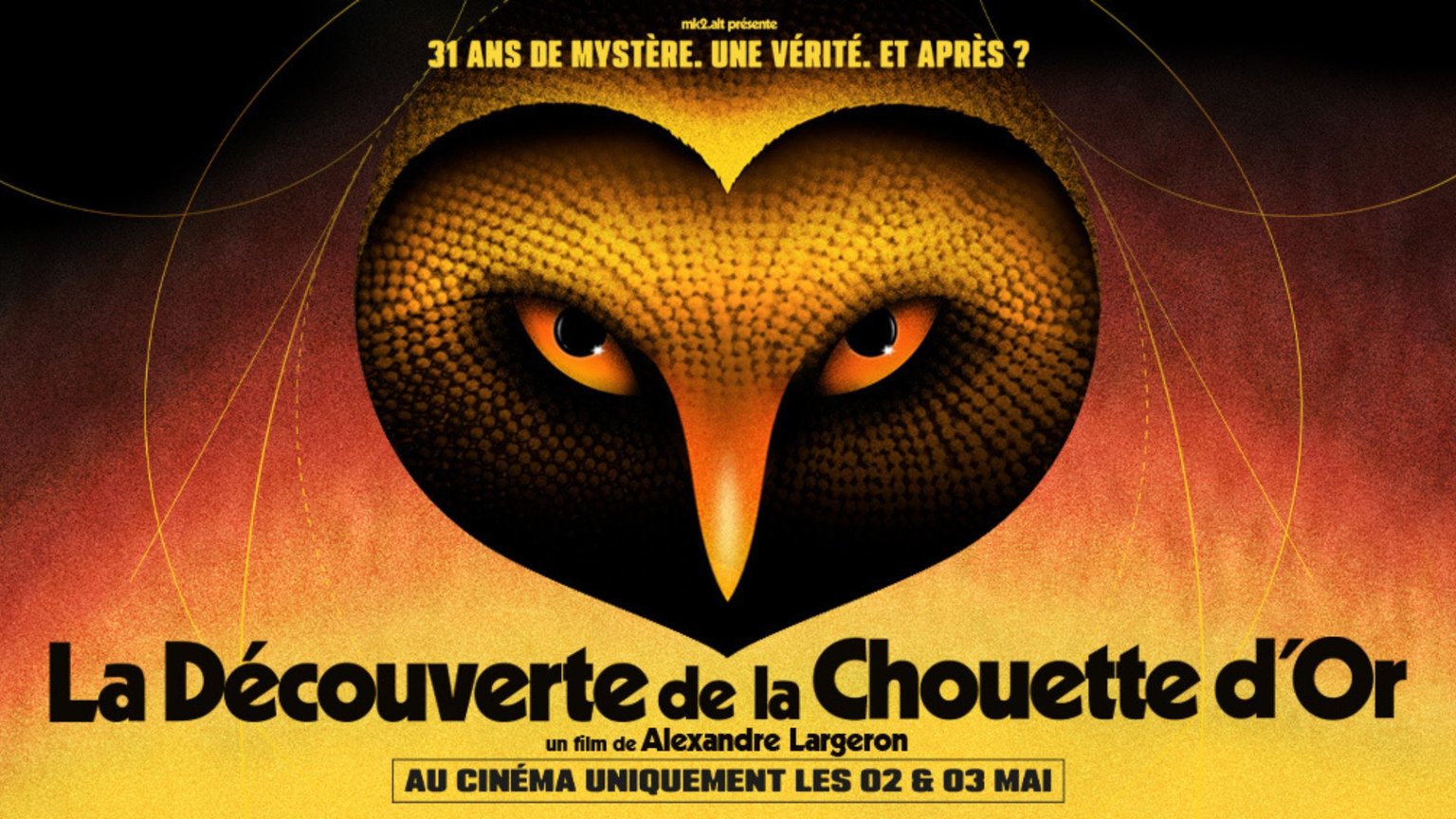 Séance évènement - LA DÉCOUVERTE DE LA CHOUETTE D'OR | Vendredi 2 mai à 21h