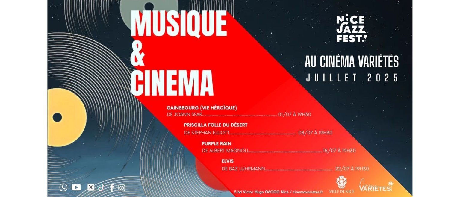 Séances spéciales : Musique et Cinéma à l'occasion du Nice Jazz Fest !