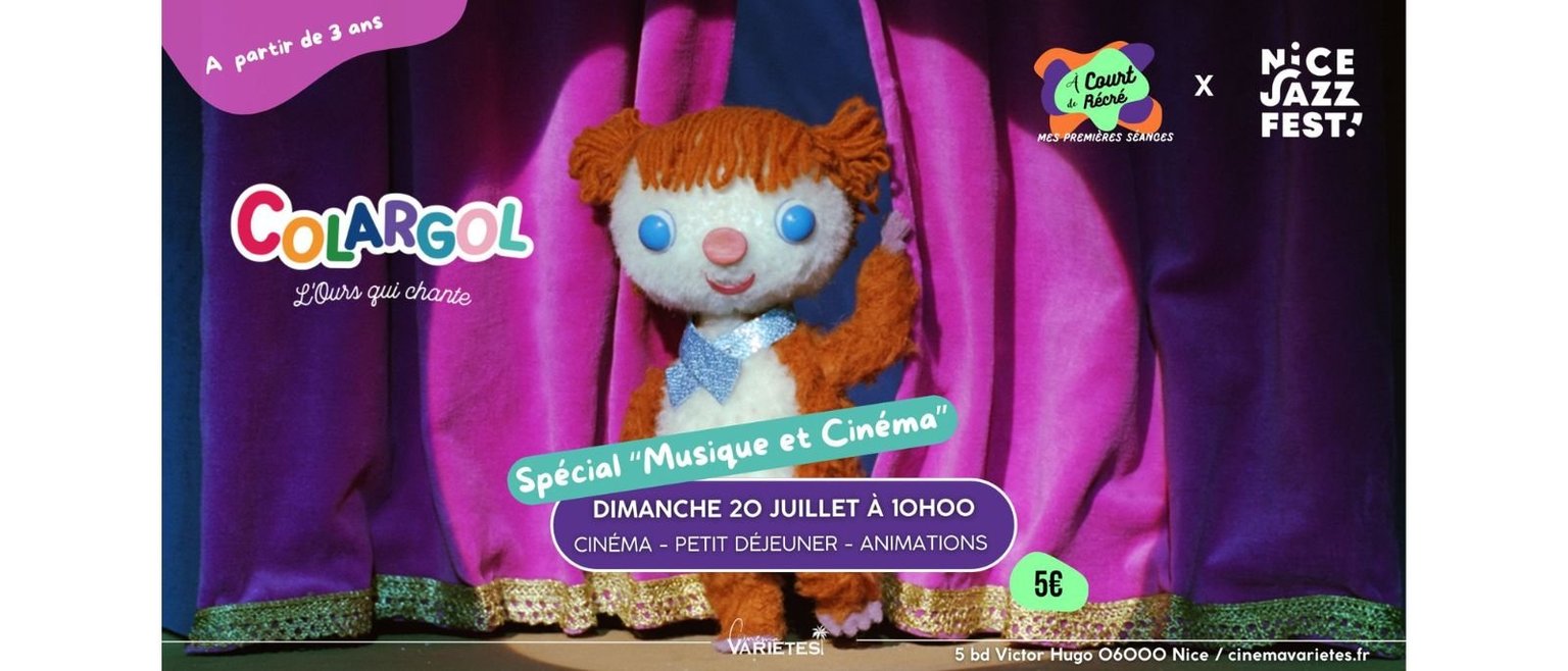 À Court de Récré : "Colargol, l'ours qui chante" à l'occasion du Nice Jazz Fest