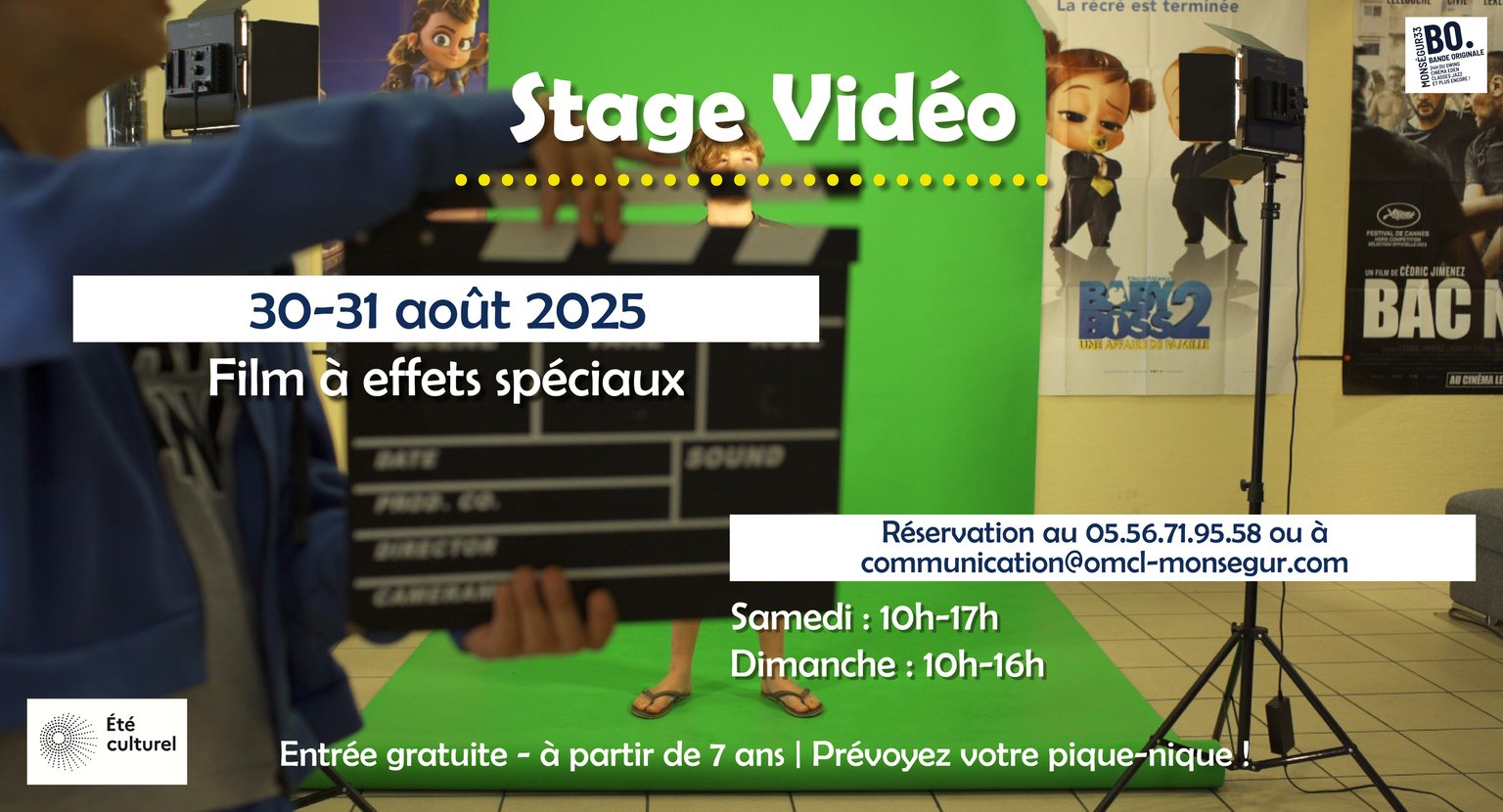 Stage Effets Spéciaux 2025