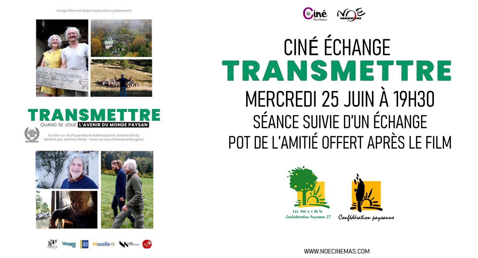 CINÉ ÉCHANGE - TRANSMETTRE