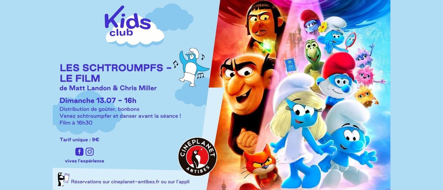 Kids club Les Schtroumpfs - le film