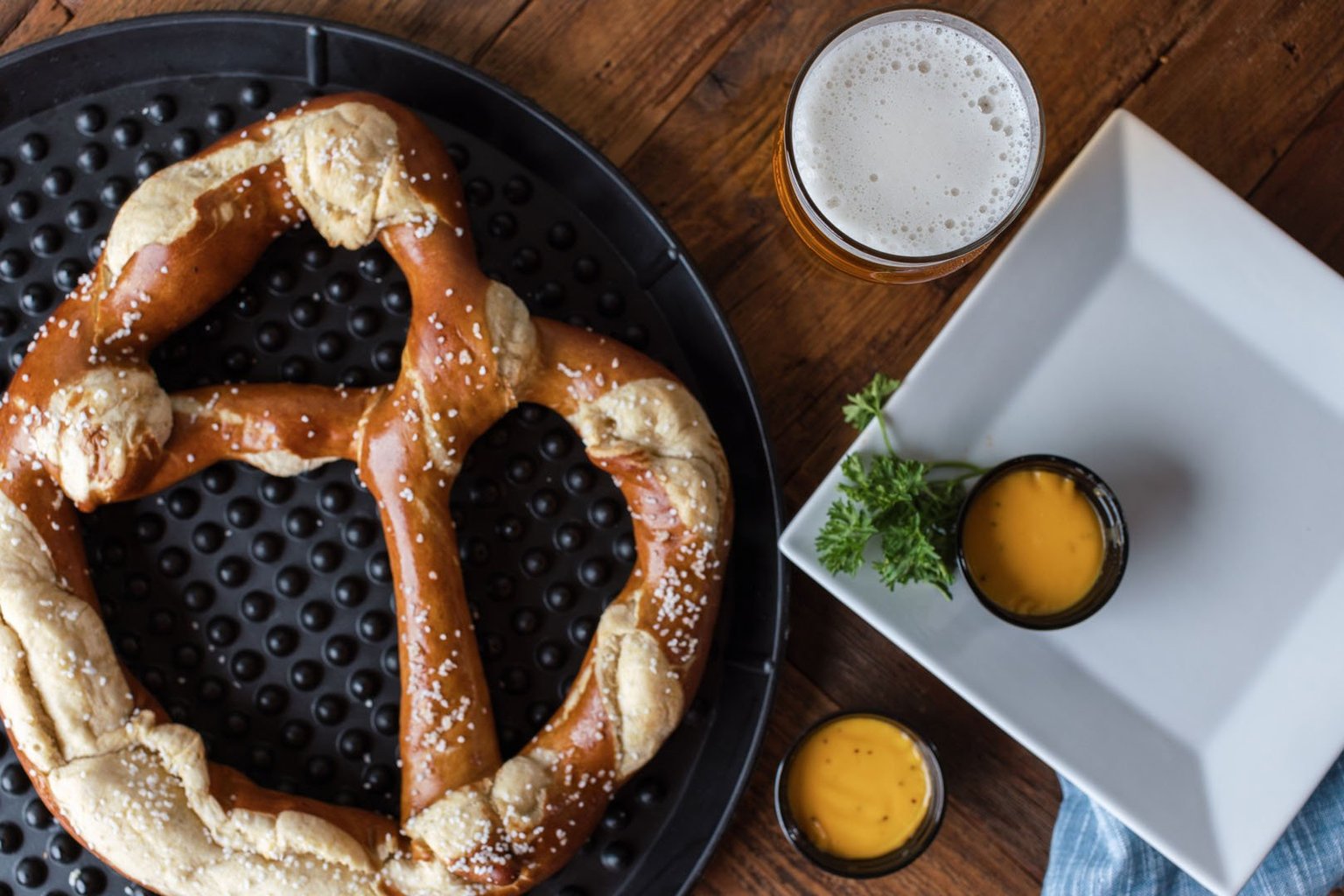 Bavarian Pretzel with Beer Cheese