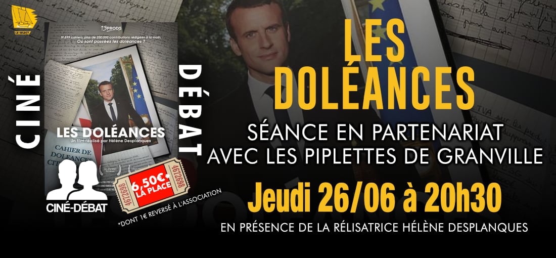 CINÉ-DÉBAT : LES DOLÉANCES