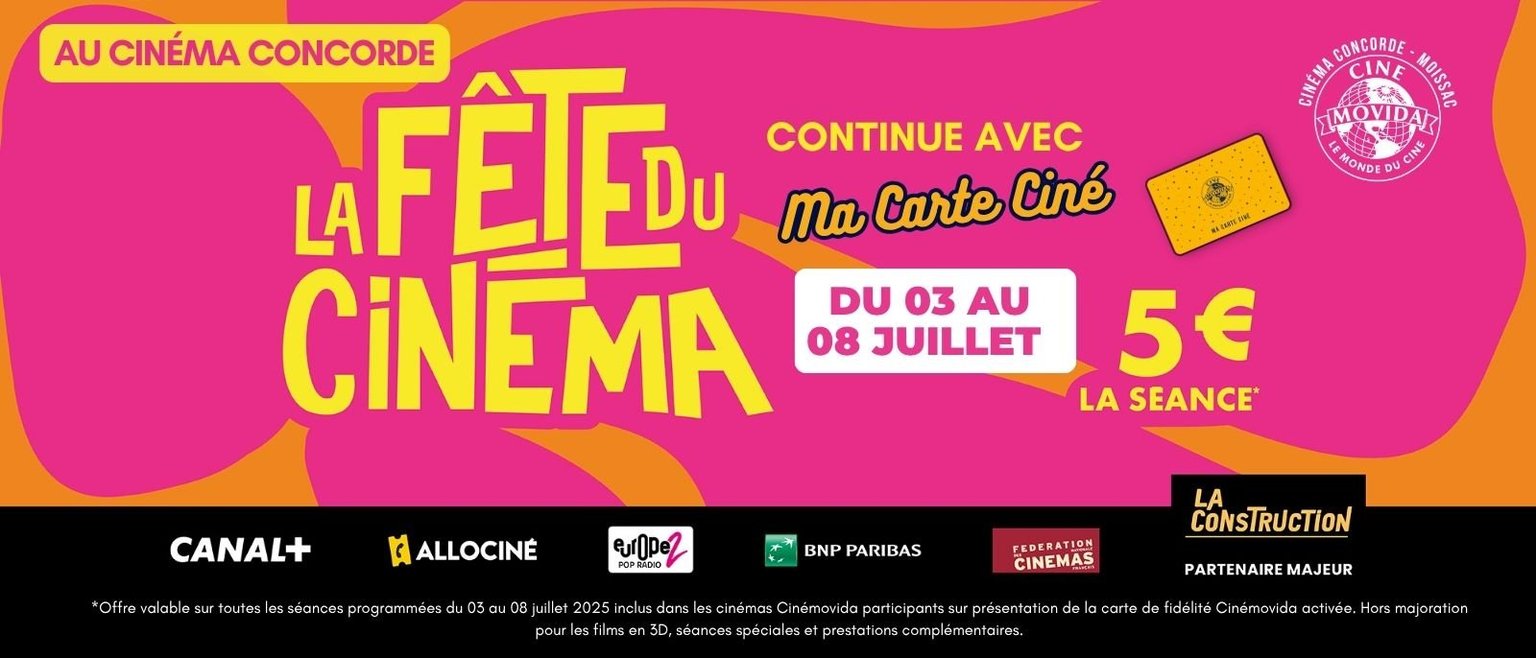 Fête du Cinéma Ma Carte Ciné