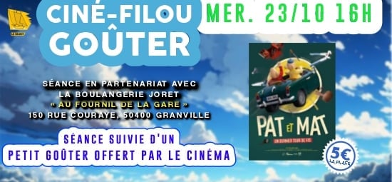 CINÉ-GOÛTER : PAT ET MAT UN DERNIER TOUR DE VIS