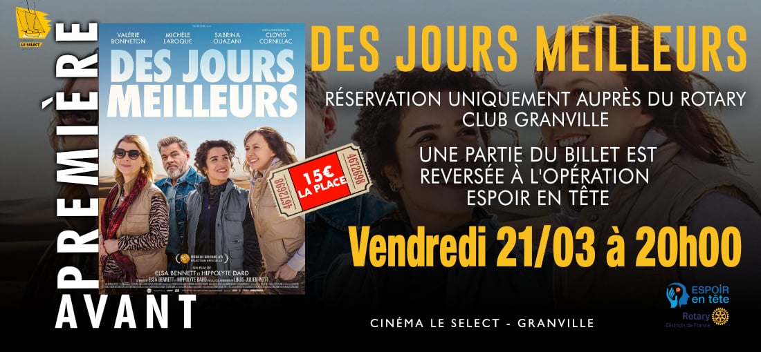 AVANT-PREMIÈRE: DES JOURS MEILLEURS