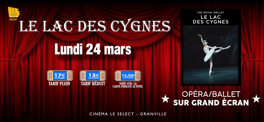 BALLET SUR GRAND ÉCRAN : LE LAC DES CYGNES