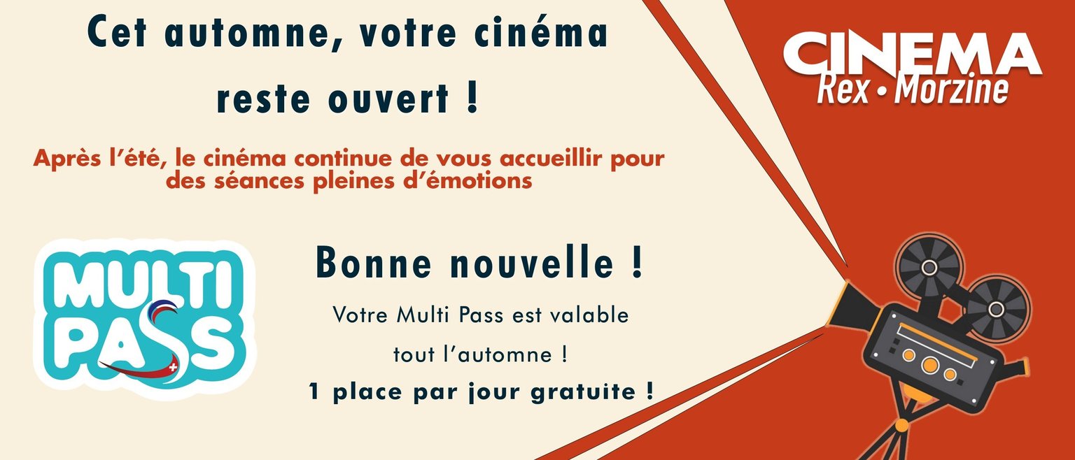 Le cinéma reste ouvert en septembre