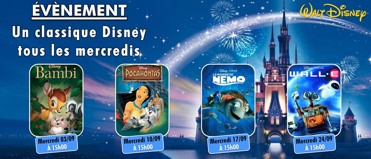 Les mercredis Disney : redécouvrez les grands classiques !