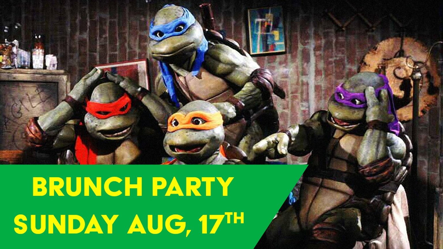 Teenage Mutant Ninja Turtles Brunch Party