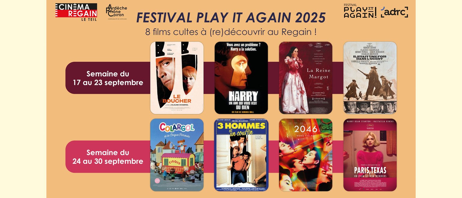 Ciné-culte - Festival Play it Again 2025