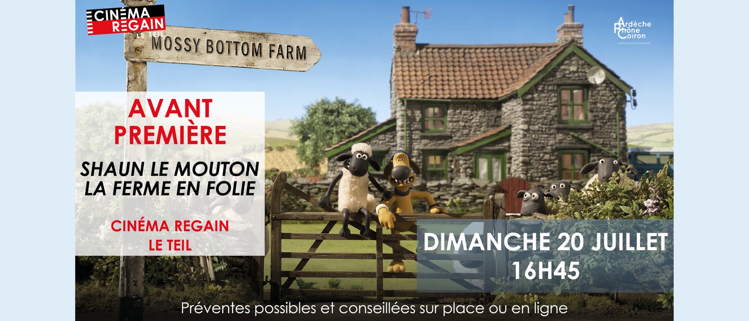 Avant-première - Shaun le mouton : la ferme en folie