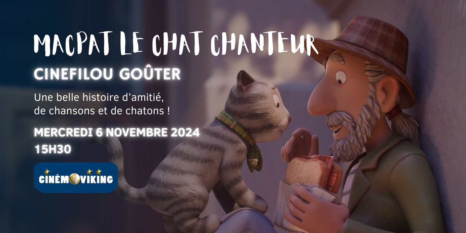 CINEFILOU GOUTER... : MACPAT LE CHAT CHANTEUR