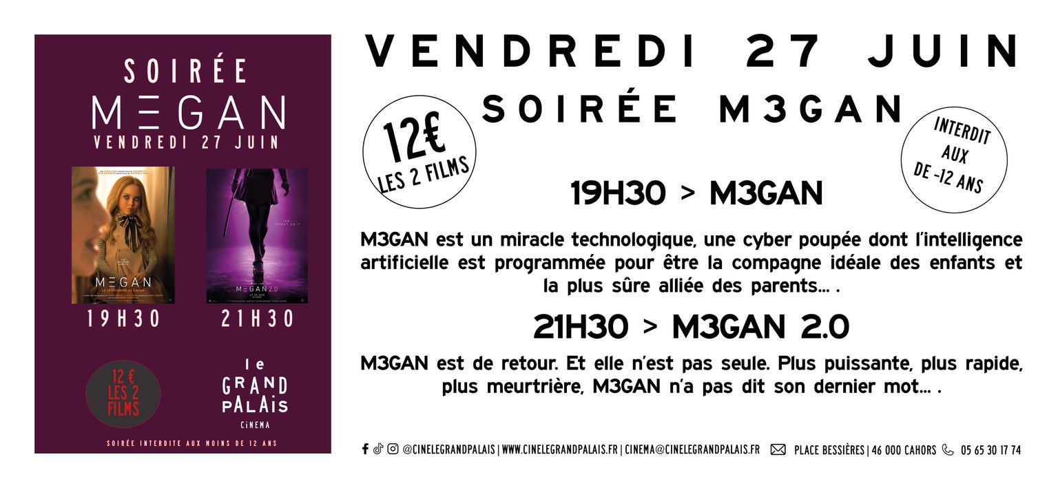 SOIRÉE M3GAN I M3gan & M3gan 2.0