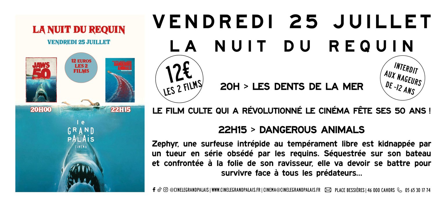 LA NUIT DU REQUIN | Les dents de la mer & Dangerous Animals