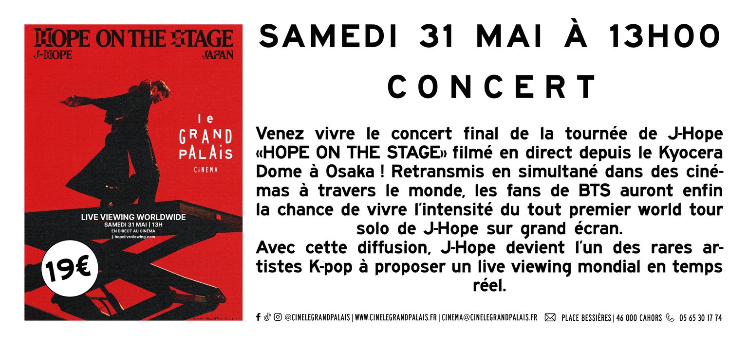 CONCERT J-Hope «HOPE ON THE STAGE» | Live viewing worldwide