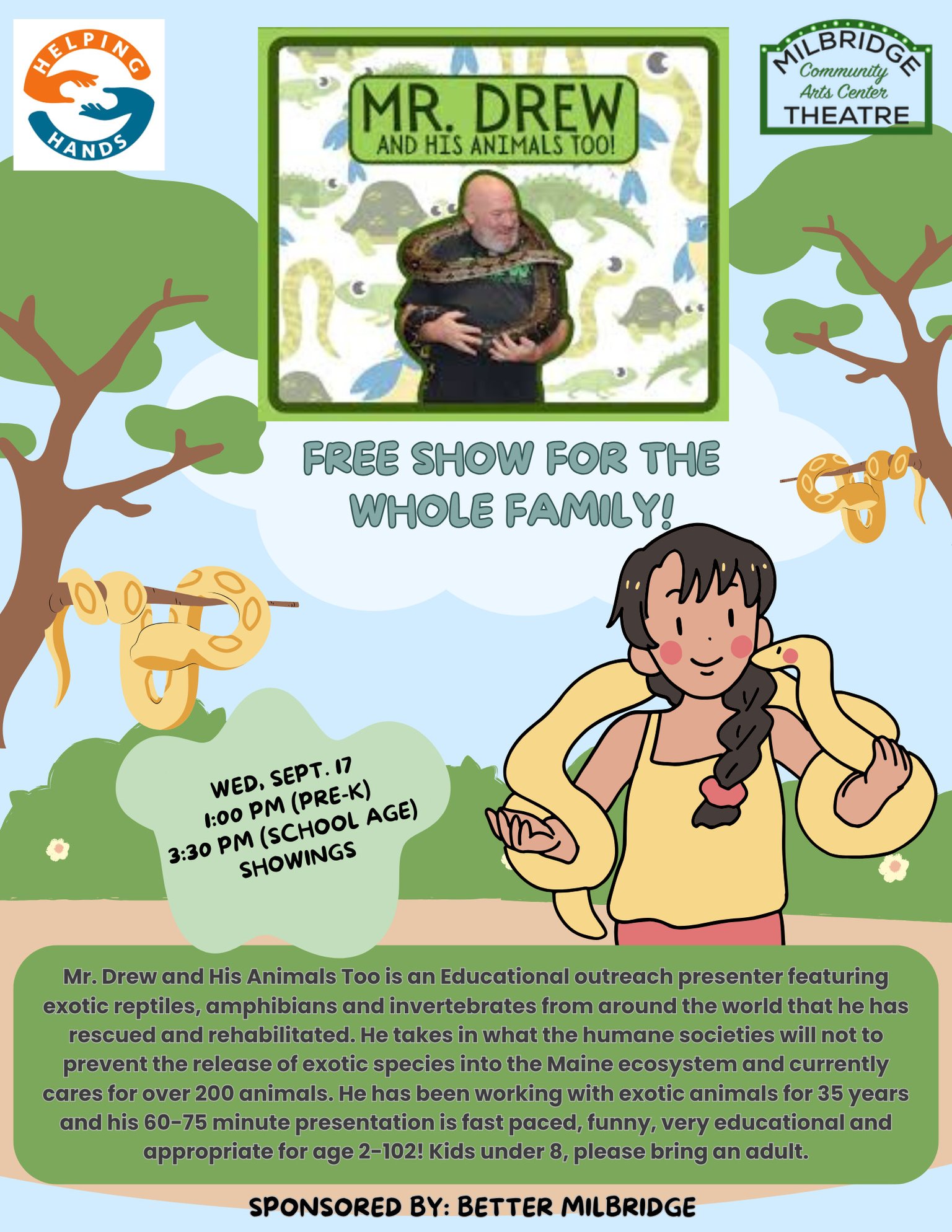 Mr. Drew and His Animals Too!