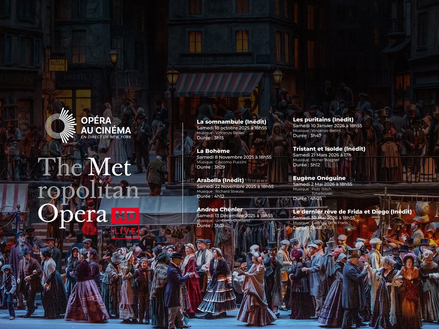 Opéra au cinéma en direct de New York 