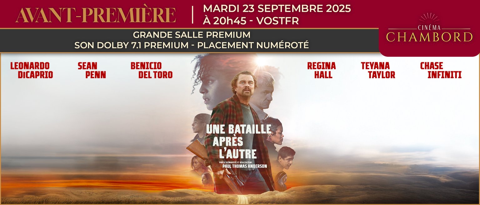 Avant-première du film "Une bataille après l'autre"