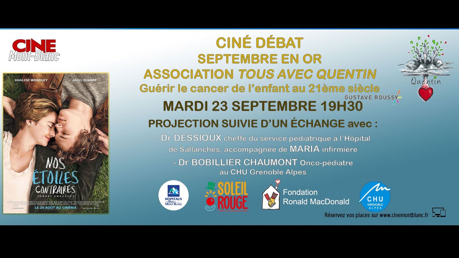 Ciné-débat - Nos Etoiles Contraires - Septembre En Or