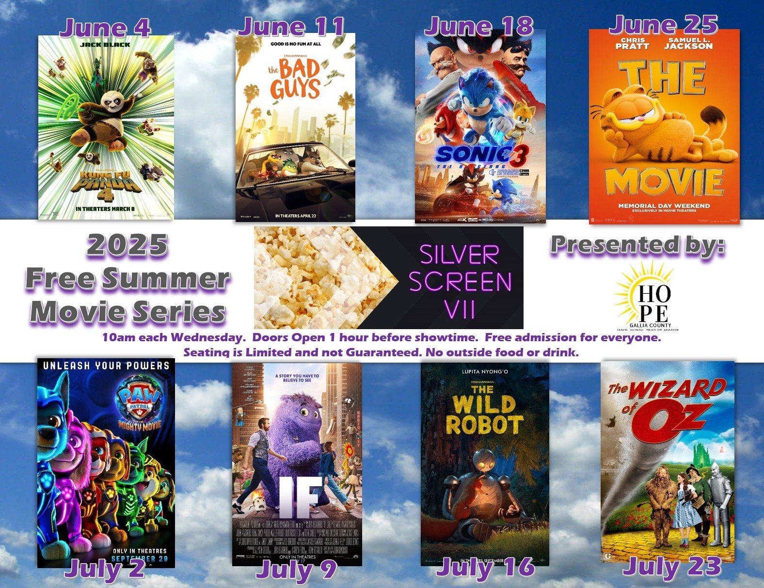 2025 Free Summer Movies