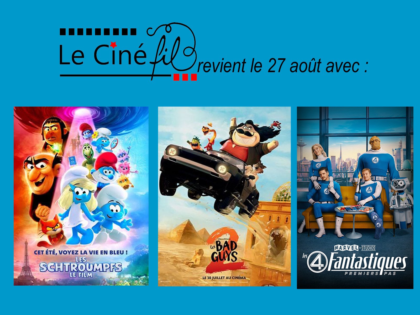 Le Ciné'Fil revient le 27 août