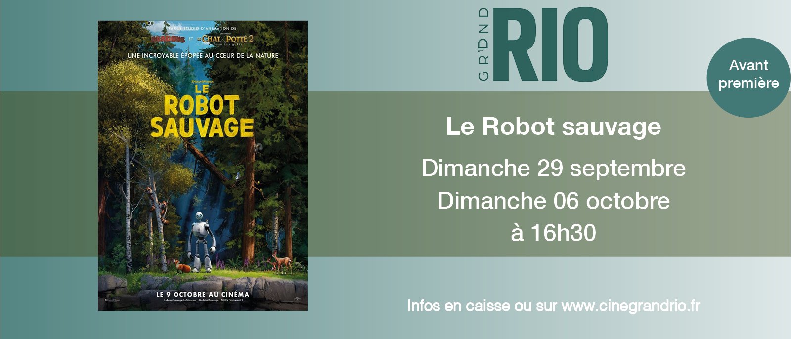 Avant-première Le Robot Sauvage