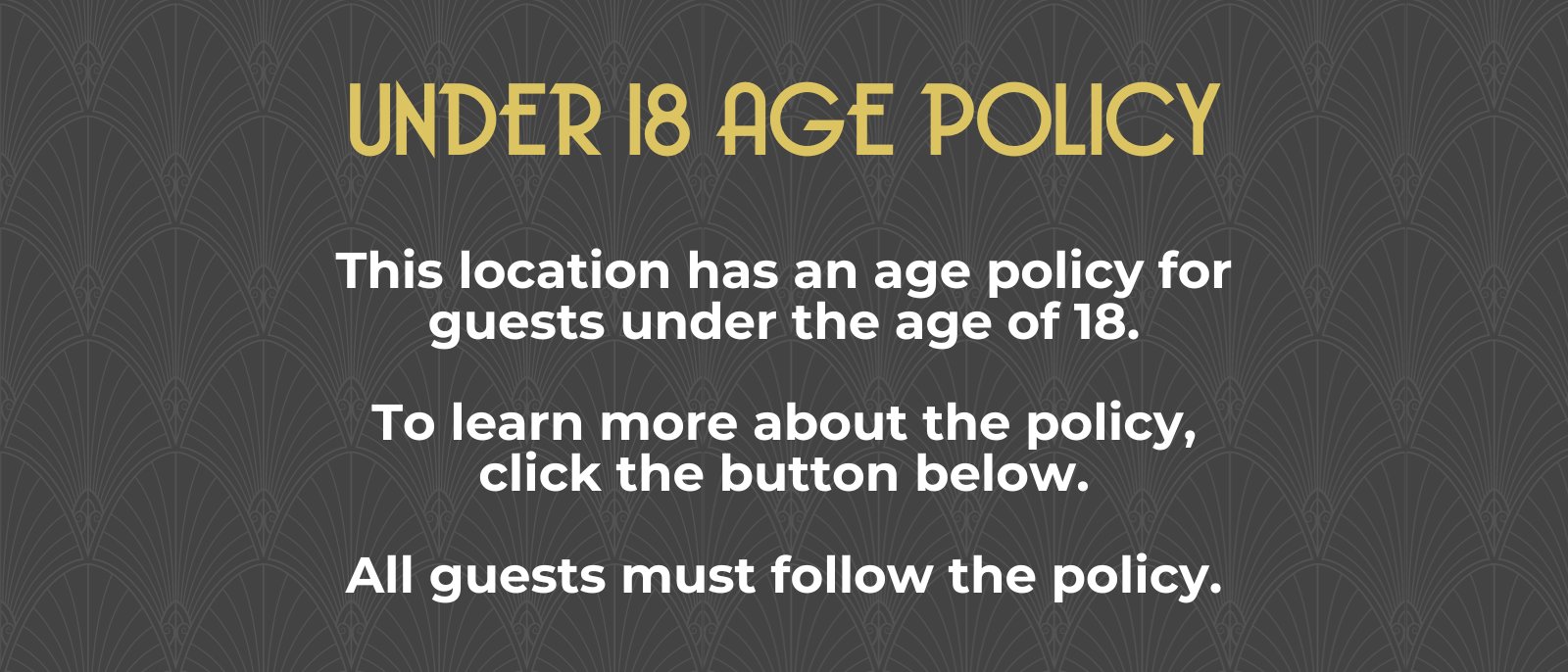 Under 18 Age Policy
