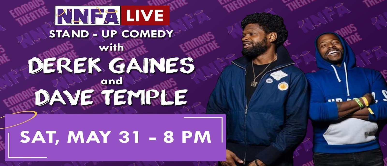 Derek Gaines & Dave Temple (Double-Headliner Comedy Show)